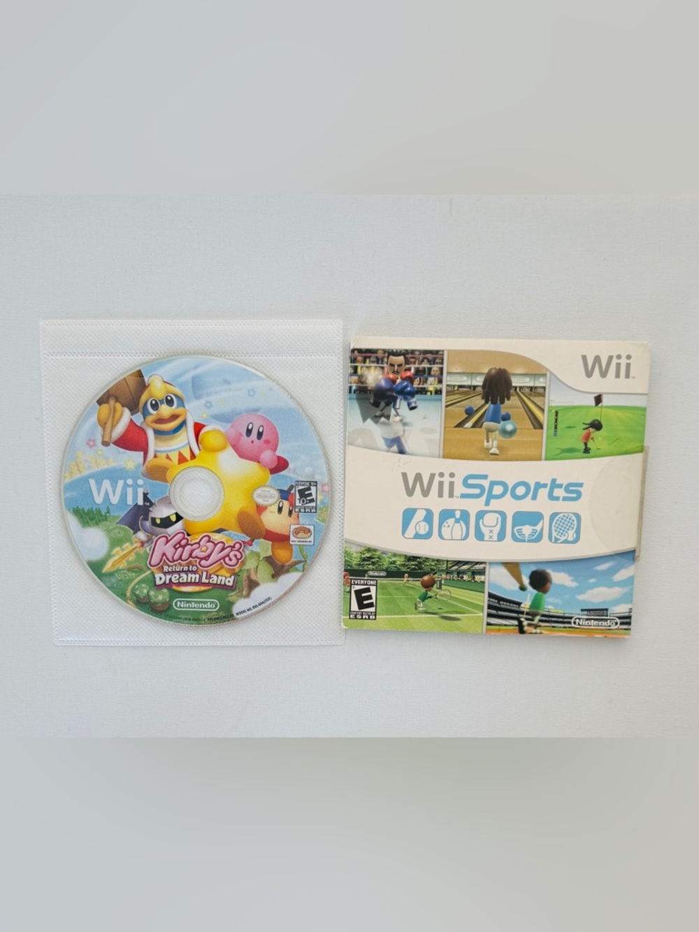 Nintendo Wii Games: Kirby's Return to Dream Land & Wii Sports